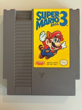 Nintendo Super Mario Bros. 3 Cartridge - Gray & Yellow